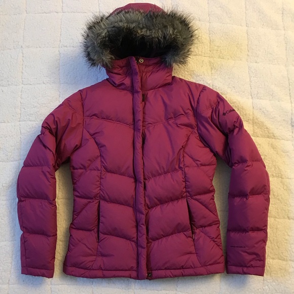 Columbia down-filled quilted puffer snow jacket - Picture 2 of 13